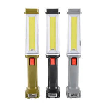 

Handheld 72LED Work Flashlight Hanging Hook Magnetic USB Rechargeable Flashlight Portable Maintenance LED Torch Lamp