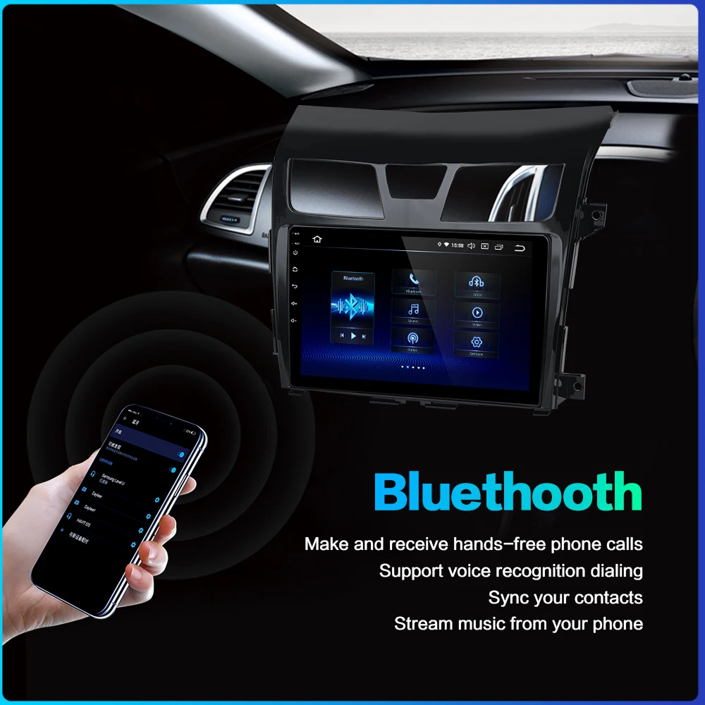 Top 10.2" Car 1 Din Auto Radio Android 9.0 for Nissan Teana Altima 2013 2014 2015 Support Steering Wheel Control HDMI 3 Top 10.2" Car 1 Din Auto Radio Android 9.0 for Nissan Teana Altima 2013 2014 2015 Support Steering Wheel Control HDMI 3