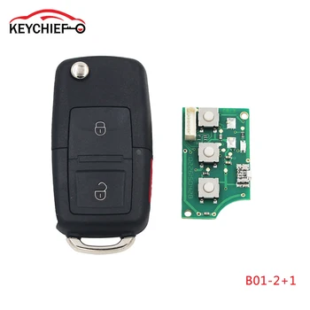 

B01-2+1 Original Universal KEYDIY 2+1 Buttons Remote B5 Style Remote Control Key B-Series for KD900 KD900+,URG200,KD-X2 5PCS