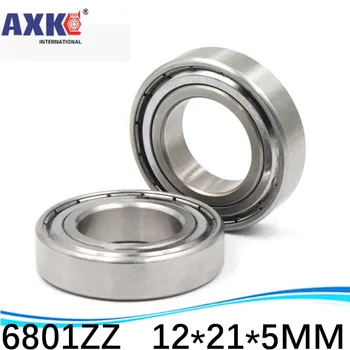 

Deep Groove Ball Bearings Free Shipping SUS440C Environmental Corrosion Resistant Stainless Steel 10pcs S6801ZZ 12*21*5 Mm * AXK