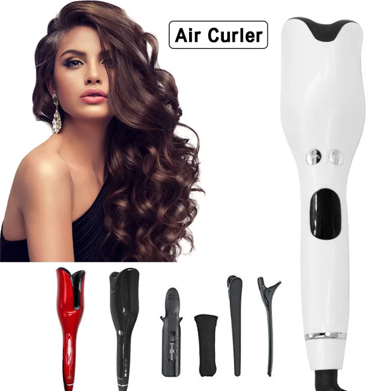 

Automatic Curling Iron Air Curler Wand Curl Rotating Magic Hair Curling Iron Titanium Auto Hair Curler Salon Home DIY Tool