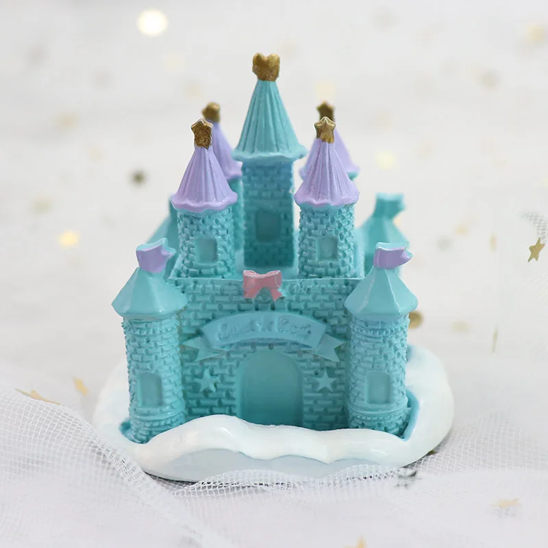 3D замок силиконовые формы торт шоколад конфеты помадка свечи мыло формы желе глина Свадебные украшения DIY инструмент для выпечки