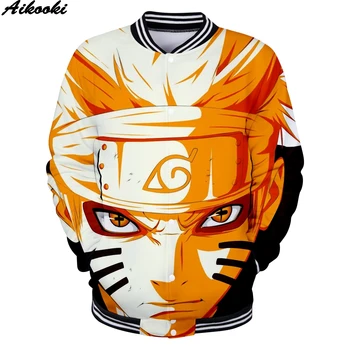 

Aikooki 3D Jacket Anime Naruto Jacket Men/Women Coats New Fashion Sweatshirt Naruto 3D Jacket Hip Hop Baseball Jackets Men's Top