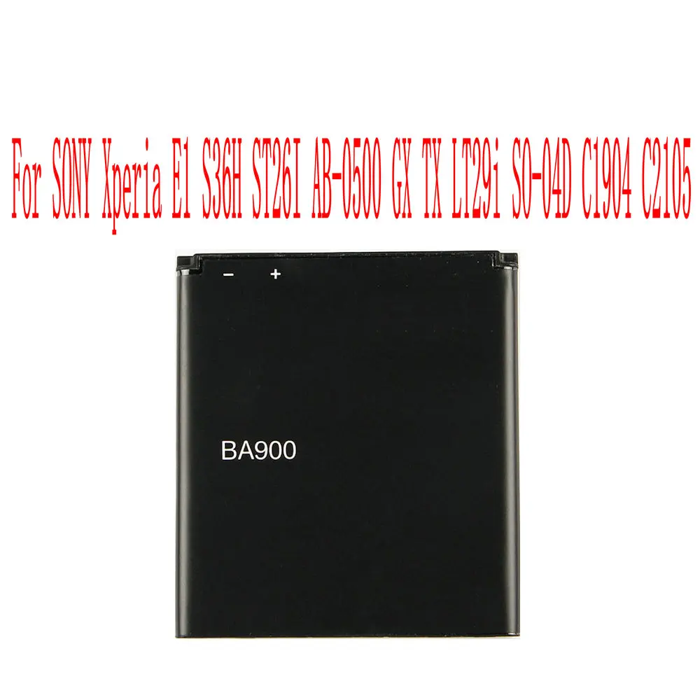 High Quality 1700mAh BA900 Battery For SONY Xperia E1 S36H ST26I AB-0500 GX TX LT29i SO-04D C1904 C2105 Cell Phone | Мобильные