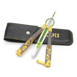 Apex legend – couteau papillon en alliage, jouet pour enfant, réplique du modèle Balisong, cadeau pour garçon 