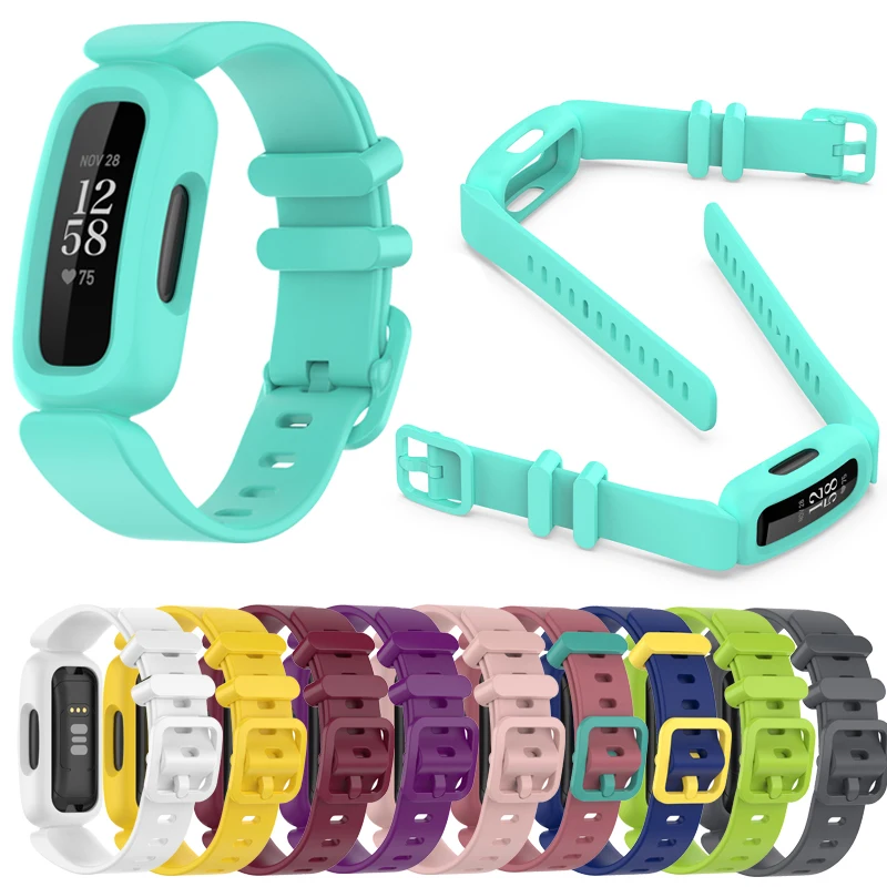 Сменный мягкий силиконовый ремешок для Fitbit ace 2 Детские умные часы браслета