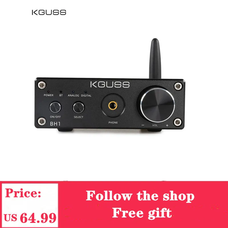 KGUSS BH1 декодер QCC3008 аудио Bluetooth 5 0 CS8406 PCM5102A APTX усилитель для наушников AMP