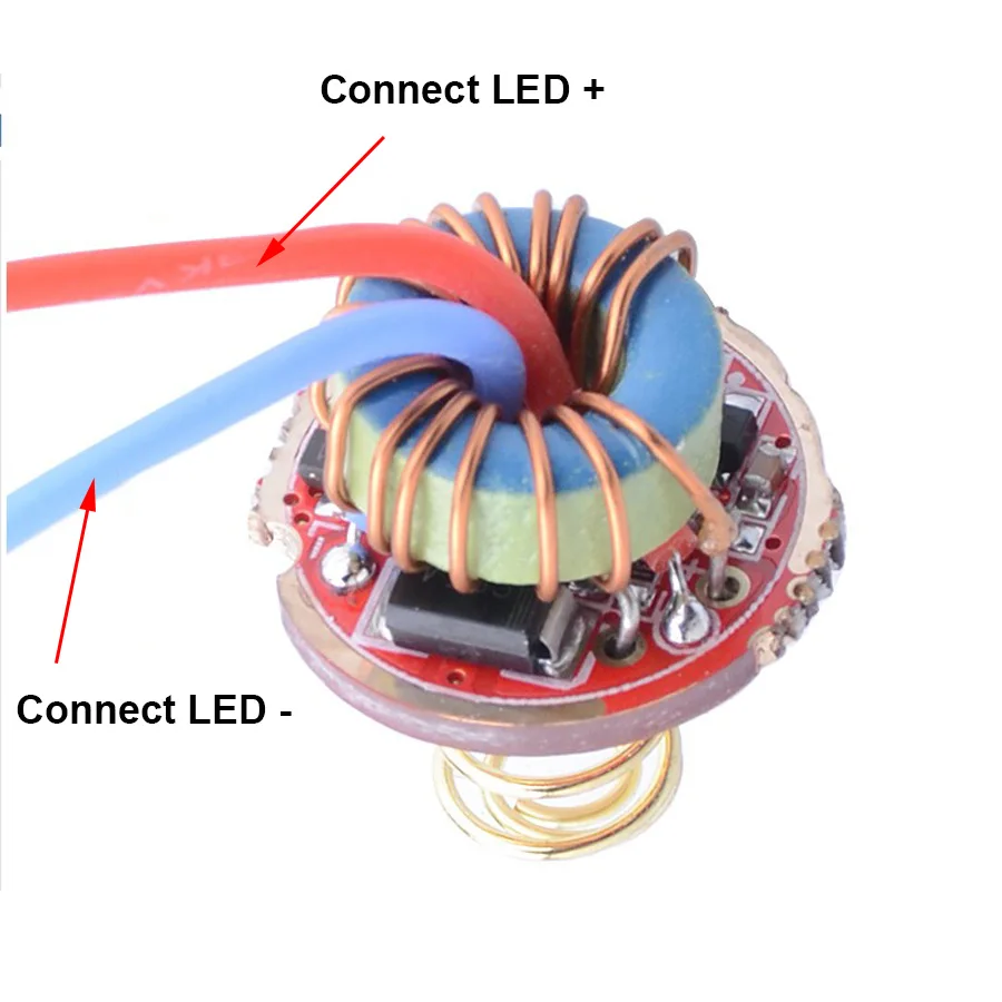 17mm 20mm 3V-15V 2.5A Constant Current Driver Board for XHP50 T6 U2 L2 XPL 1-3pcs 18650 26650 LED Flashlight Torch lamp