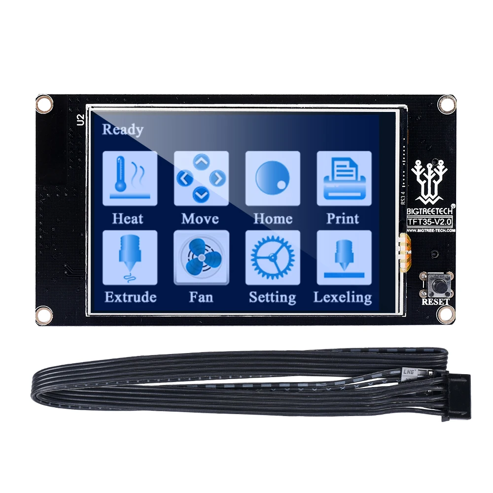 Умный контроллер BIGTREETECH TFT35 V2.0 Wi Fi дисплей сенсорный экран 3 5 дюйма запчасти для 3D