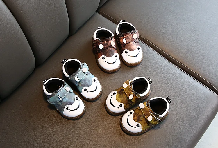 Г. Зимняя детская обувь для мальчиков и девочек, Уличная обувь для младенцев Детские теплые плюшевые ботинки-оксфорды с мягкой нескользящей подошвой