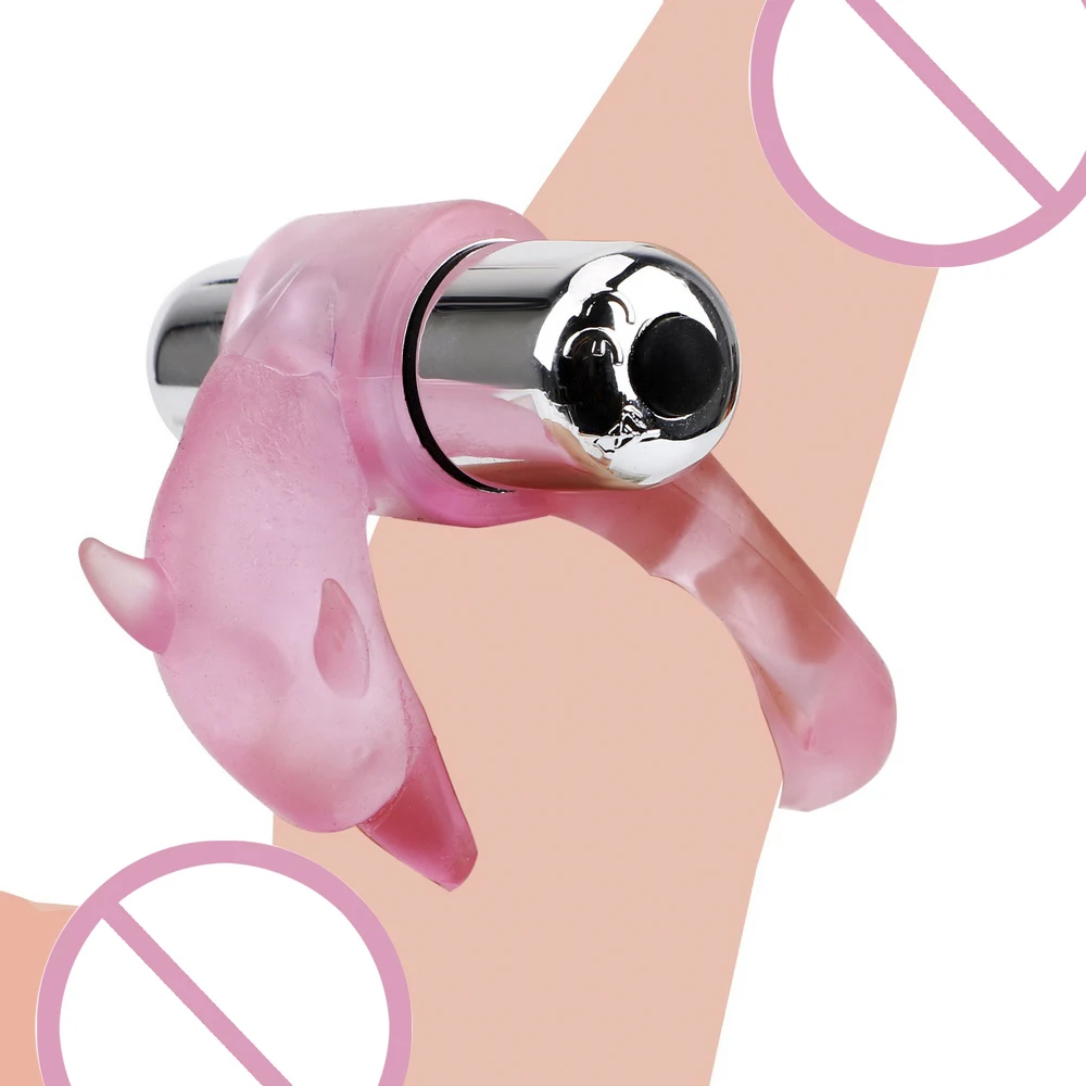 Clitoris Stimulator Powerful Penis Rings Silicone Sex Toys for Couple Delay Ejaculation Cute Dolphin Vibrator Cock Cage |
