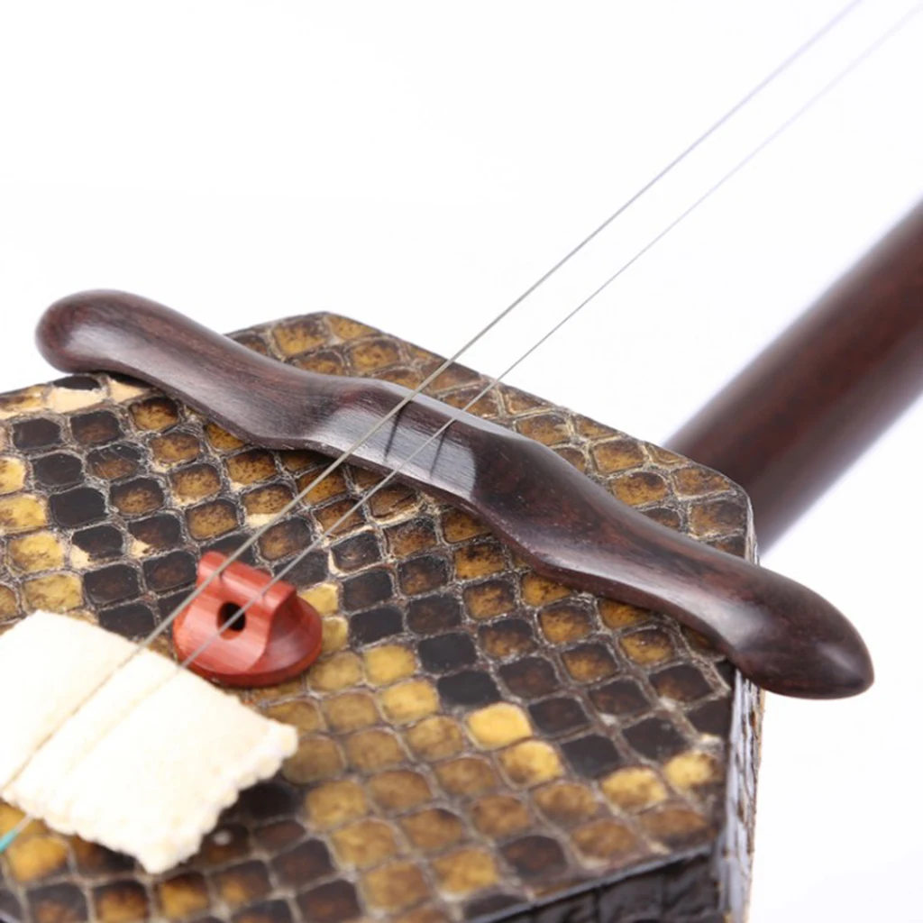Черное дерево китайский Erhu Змеиный немой ордин струны инструмент аксессуар