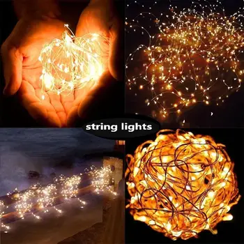 

100LED Copper Wire Fairy String Fairy Light Super Bright Romantic Xmas Decor Garden Landscape Lamp Outdoor 8Modes