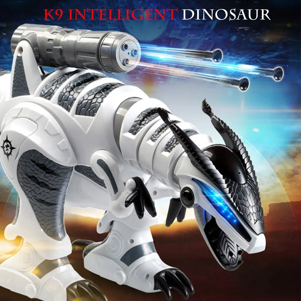 RC K9 Intelligent Dinosaur Fighting Robot Programmable Touch-sense Music Dance Toy For Children Kids Remote Control Animal | Игрушки и
