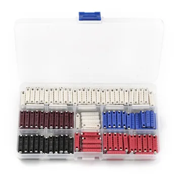 

200PCS/set Continental GBC Automotive Fuse European Dia 6mm Car Blade Bakelite Auto EU Fuse5/8/16/25/40A Assortment Kit