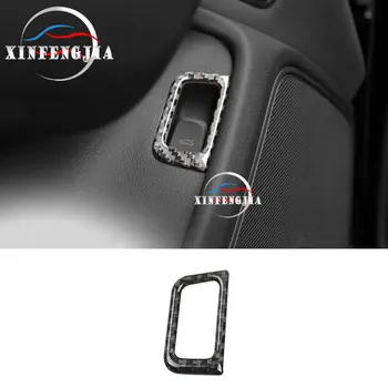 

For Audi A7 A6 C7 12-2017 Carbon Fiber Rear Trunk Open Switch Cover Frame Trim