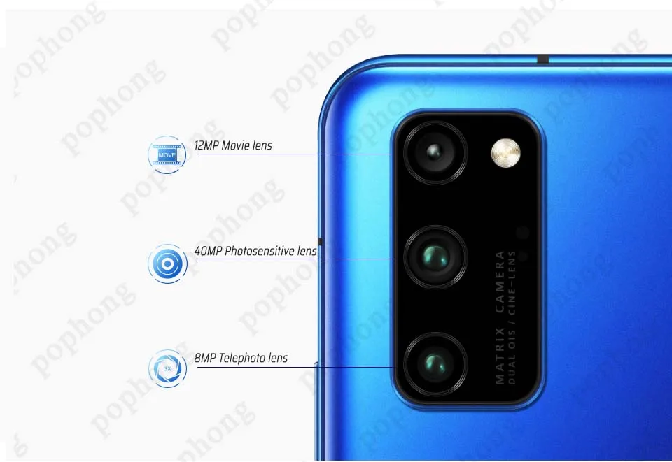 HONOR View 30 Pro Honor V30 Pro 5G мобильный телефон 6,57 дюймов Kirin 990 5G Восьмиядерный Android 10 SA/NSA SuperCharge Google Play