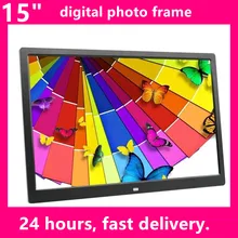 Family 15 inch Screen LED Backlight HD 1280*800 Digital Photo Frame Electronic Album Picture Music Movie Full Function Good Gift