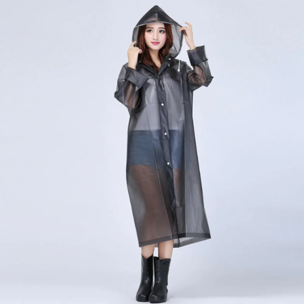 1Pc Raincoat Men's Women's EVA Raincoat Hooded Windbreaker Jacket Thickened Thickened Waterproof Raincoat 1Pc Raincoat Men's Women's EVA Raincoat Hooded Windbreaker Jacket Thickened Thickened Waterproof Raincoat