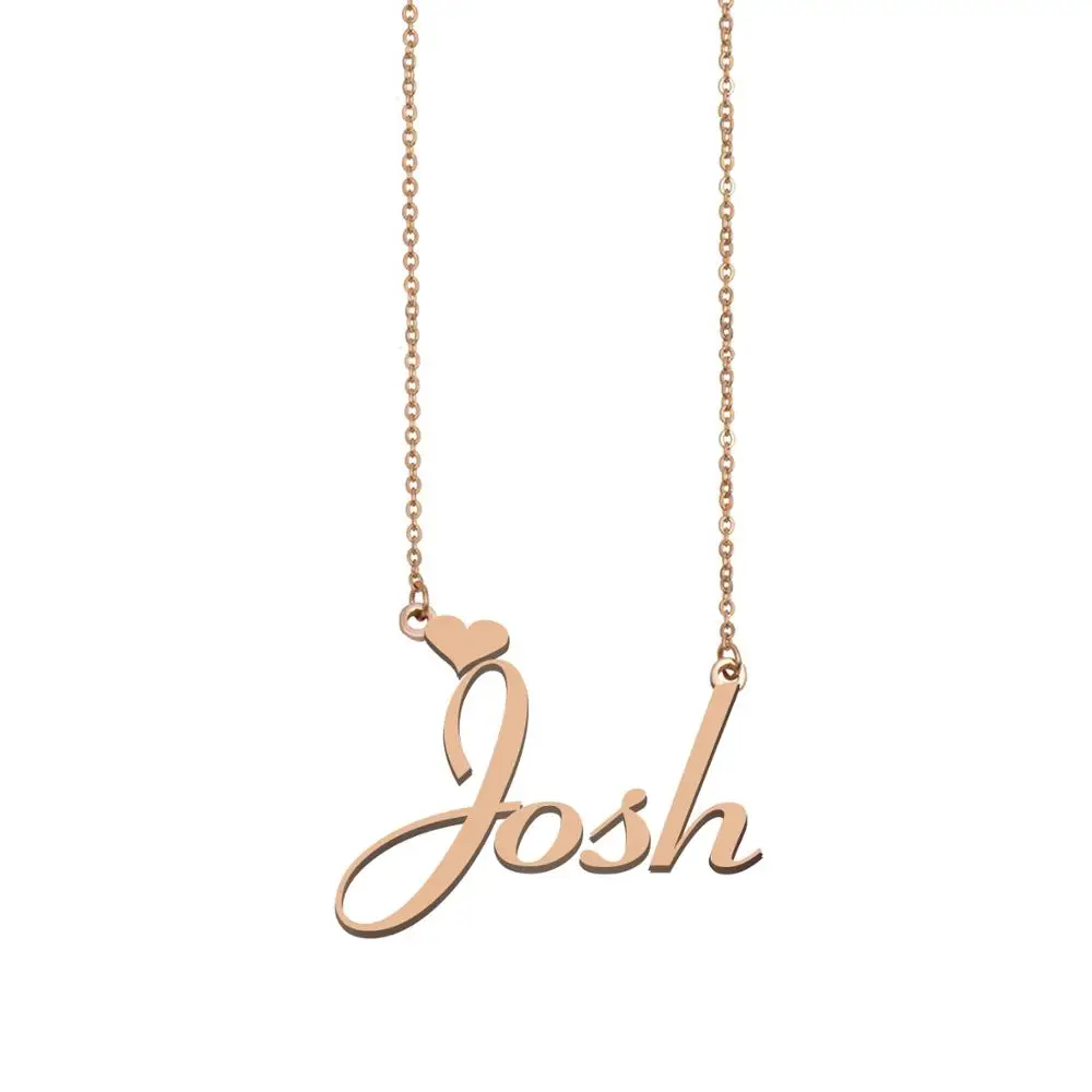 Josh Name Necklace , Custom Name 