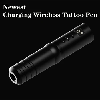 

New Wireless Tattoo Battery Pen Rotary Machine Gun Digital Display Tattoo Kit Permanent Makeup Pen Needle Cartridges