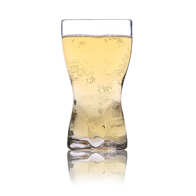 Creative heat resistant men's glass small wine cup household glass strong wine cup bar beer human body