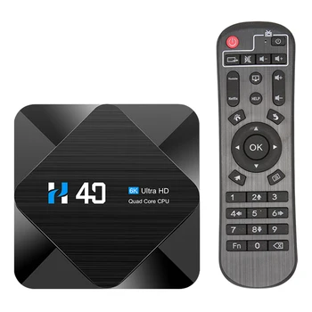

Android 10 TV BOX H616 Quad Core Cortex A53 4GB 32GB Up To 1.5GHz 6K Wifi 2.4G / 5G Media Player Smart Tv Box(EU Plug)