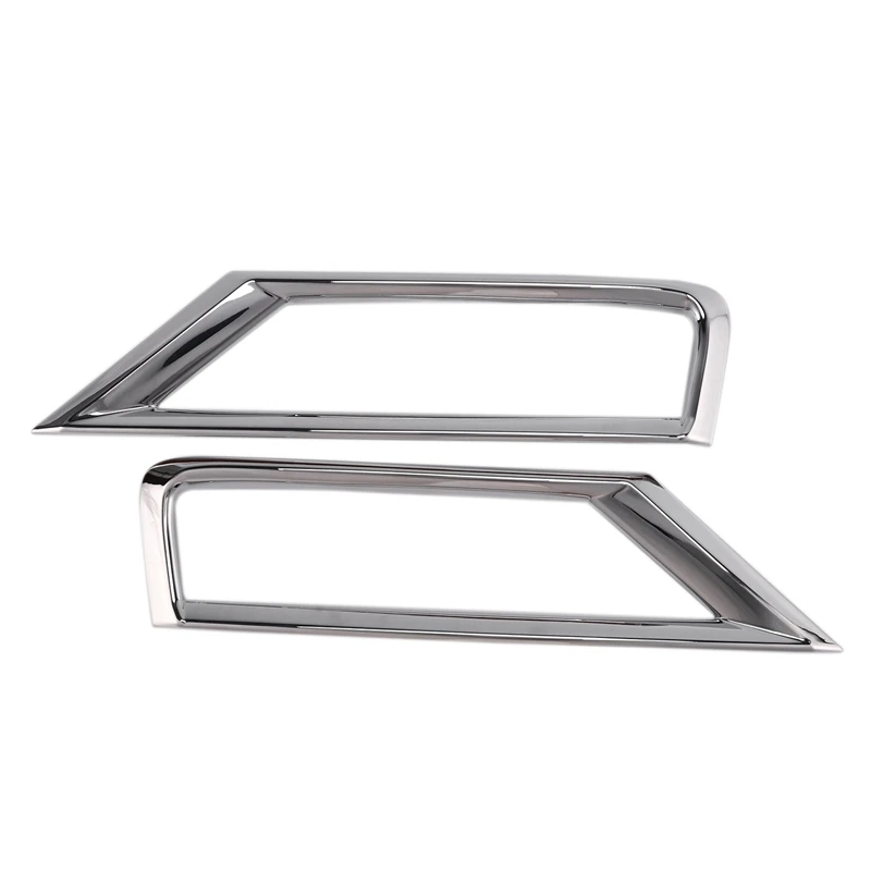 

Car Front Fog Light Lamp Cover Trim ABS Chrome Decoration Sticker Car Styling for Tiguan Mk2 2016 2017 2018
