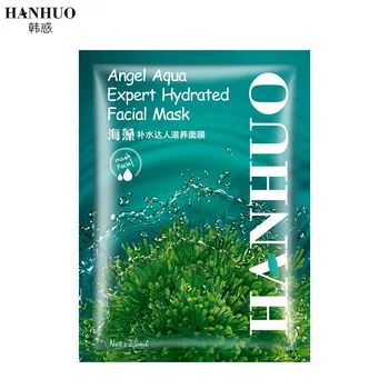 

10 Pcs Seaweed Algae Mask Silk Replenishment Oil Control Shrink Pores Oxygen Fabric Face Mask Korean Pore Strip Facial Mask