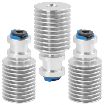 

V6 Radiator 1.75mm, Aluminum Cooler Radiator, Remote Built-in Bowden Pipe Joint with Clamp (3 Pcs)