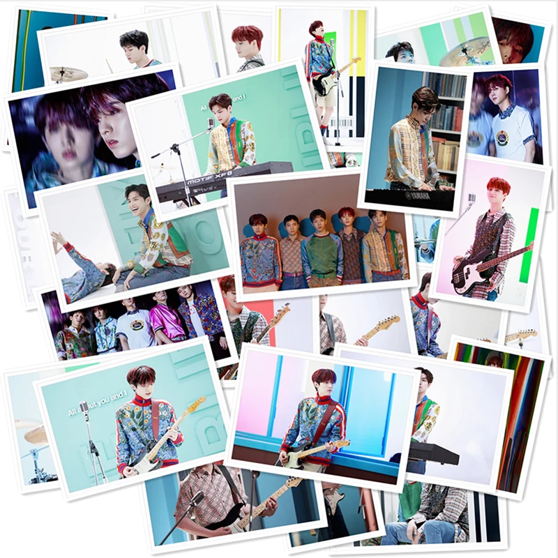 Kpop DAY6 5-й мини-альбом фотография Поляроида Lomo Card DAY6 вентиляторы подарки металлический ящик 40 шт./кор. Прямая