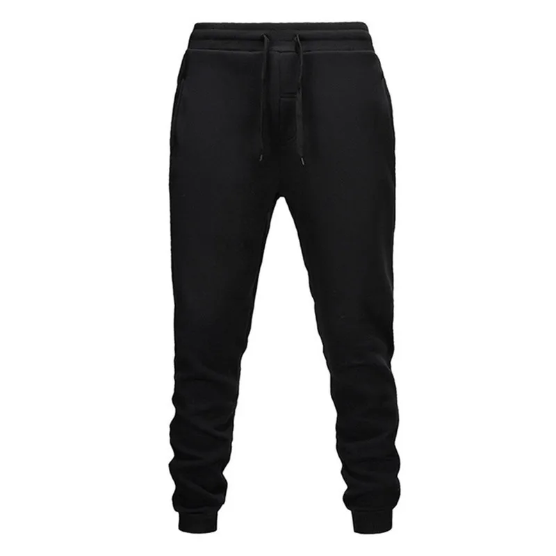 Men Print Logo Cotton Jogger Pants Spring Autumn Male Casual Elastic Fitness Baggy Trousers Mens Fleece Warm Winter Sweatpants | Мужская