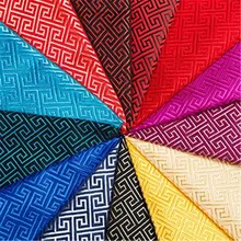 Полиэфирная парчовая Ткань 75 см ширина 150GSM топ продаж Обычная жаккардовая ткань с узором для коврика для подушки