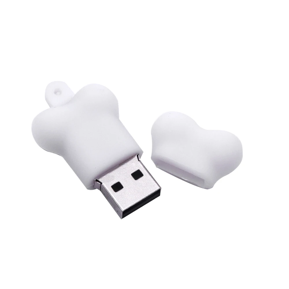 Cartoon bone usb flash USB 2.0 pendrive 128mb 32gb memoria Usb 64gb pet photography gifts pen drive free shipping memory stick