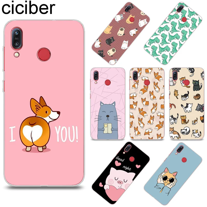 

ciciber Corgi Kitten for ASUS Zenfone Max Pro M1 ZB601KL ZB602KL Silicone Phone Case for ZenFone MAX Plus M1 ZB555KL ZB570TL
