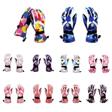 Женские утепленные теплые водонепроницаемые ветрозащитные лыжные перчатки, велосипедные перчатки, Мотоциклетные Перчатки