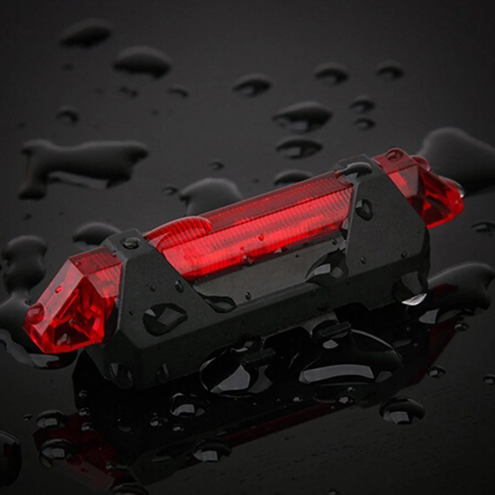 Водонепроницаемый USB Перезаряжаемые 4 режима высокой Яркость велосипед светодиодный задний светильник задний фонарь