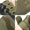 army tactical gloves tactical glove Military Shooting Paintball Airsoft Bike Motocross Combat Knuckle Hard Half Finger Gloves ► Photo 2/4