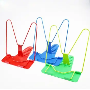 

1 Pcs Bookends Portable Foldable Adjustable Bookend Holder Reading Book Document Stand Reading Base Stand Book Holder G1L0