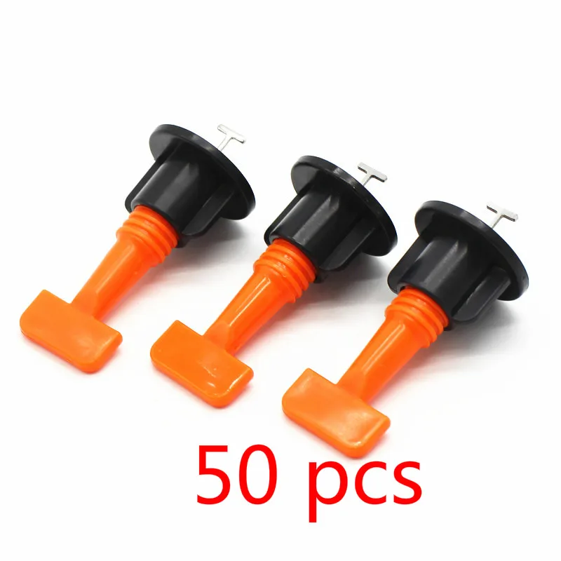 

50pcs Leveling Level Wedges Wall Spacer Tile Spacers For Flooring Leveler Locator Plier Ladder Scaffolding Parts Tools