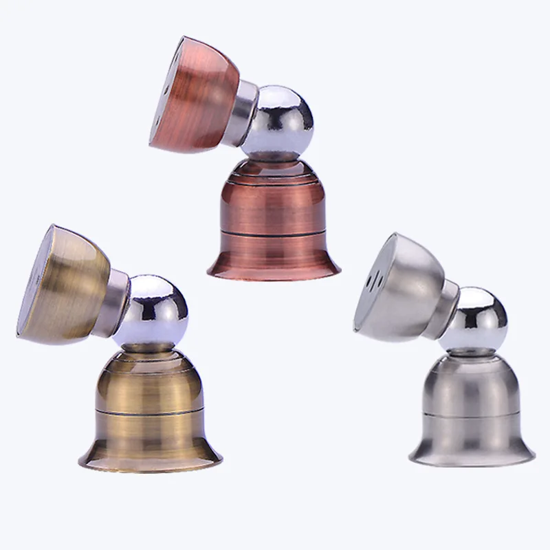 

Brushed Steel 304 Door Stop Hidden Suck Stainless Steel Door Suction Strong Magnetic Blocking Maker Wall Dual Purpose Hardware A