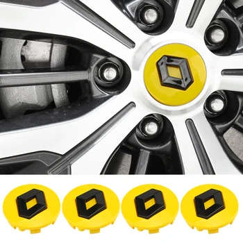 

57mm Wheel Center Hub Caps Car Emblem Badge Wheel Center Cap for Renault koleos duster megane 2 logan renault clio CAPTUR