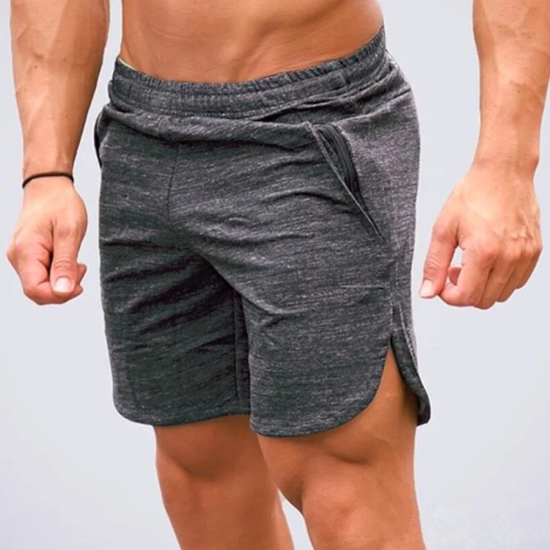 ZOGAA Summer Shorts Men's Sports Shorts Casual Running Beach Shorts Male Solid Loose Quick-drying Five Pants Fitness Soft Shorts