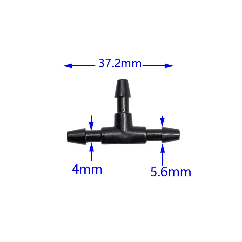1/" водяной тройник соединитель делитель воды 4/7 3/5 шланг для полива сада тройник Барб капельного орошения фитинги 30 шт