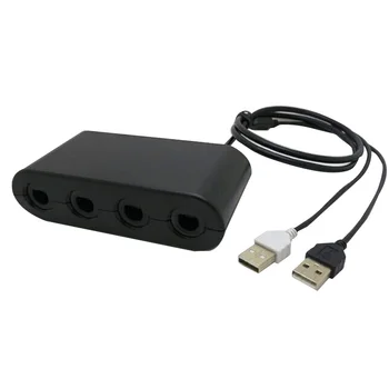 

3 In 1 PC USB Adapter Durable Bedroom Game Console To U Gamecube Controller Converter For Switch 4 Port Home Mini