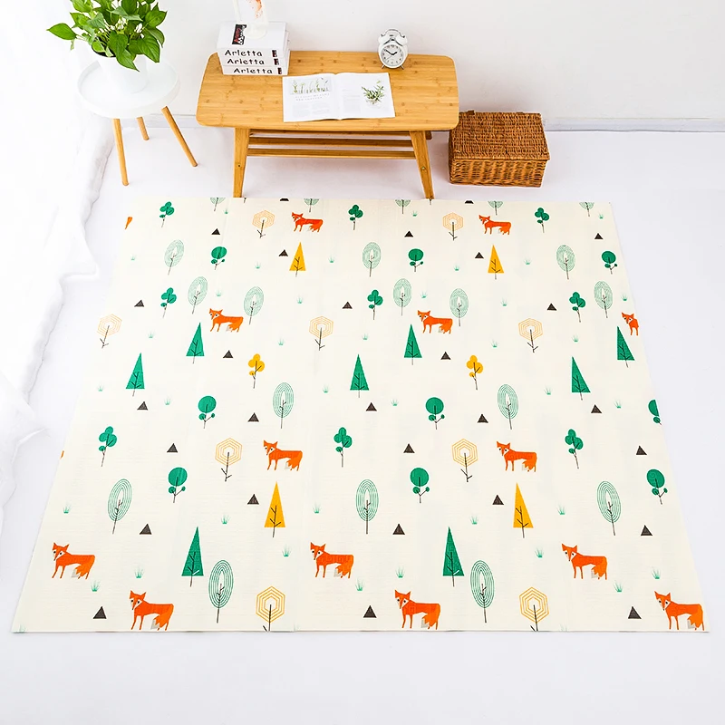 Baby Play Mat Waterproof XPE Soft Floor Playmat Foldable Crawling Carpet Kid Game Activity Rug Folding Blanket Educational Toys