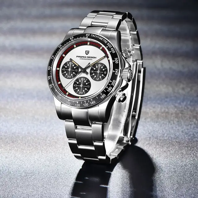 PAGANI DESIGN 2022 New Men's Watches Luxury Quartz Wristwatch for men Retro sports Chronograph Japan VK63 Sapphire glass Clock 5