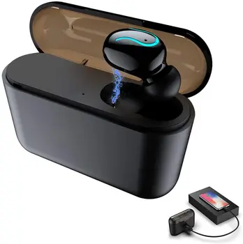 

Bluetooth 5.0 Wireless Headphones Wireless Earphones Smart Touch with Wireless Charging Case IPX5 Waterproof, Stereo Headphones