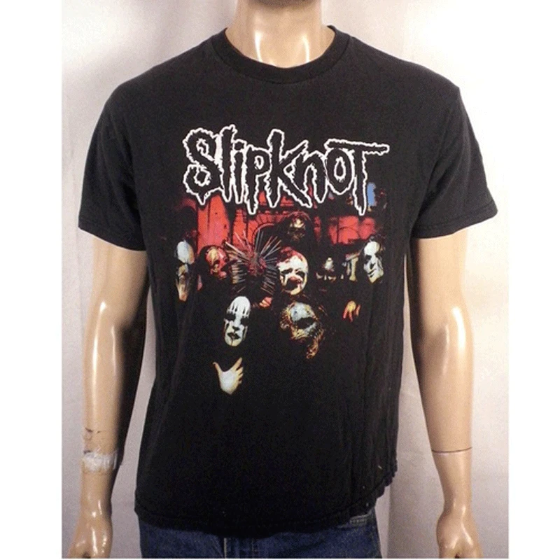 Футболка мужская с 3d принтом модная рубашка в стиле хип-хоп рок Kiss/slipknot крутая