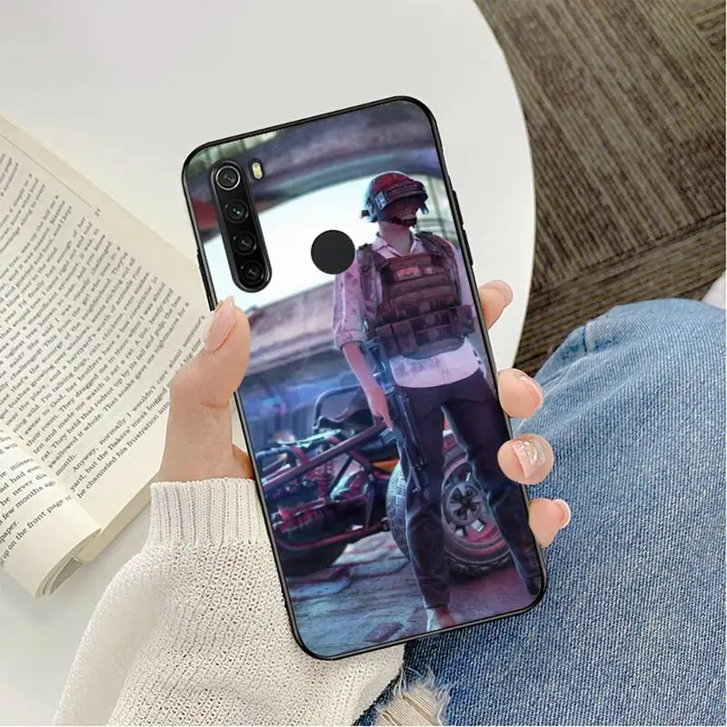 Pubg Phone Case For Redmi note 8Pro 8T 9 Redmi note 6pro 7 7A 6 6A 8 5plus note 9 pro case cases for xiaomi blue Cases For Xiaomi